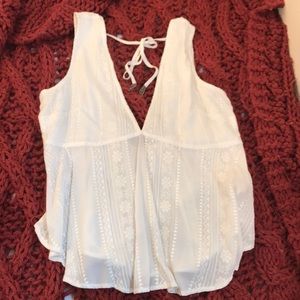 Free People White Top